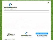 Tablet Screenshot of logoballfactory.com
